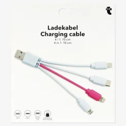 Flying Tiger 4 i 1 laddningskabel^ Power Banks|Kablar