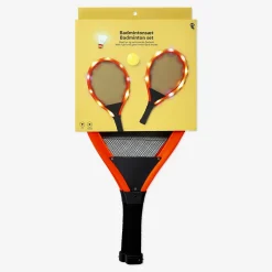Flying Tiger Badmintonset med LED-lampor^ Familjespel|Utomhusleksaker