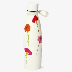 Flying Tiger Blommig dricksflaska med silikonrem - 480 ml^ Matlådor & Dricksflaskor