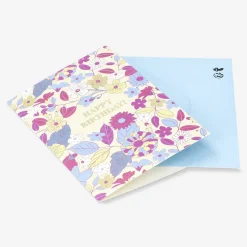 Flying Tiger Blommigt kort med kuvert^ Födelsedag|Förbrukningsmaterial För Presentförpackning