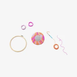 Flying Tiger Broderiset- spegel^ Sticktillbehör|Diy-kits