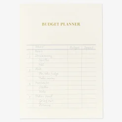 Flying Tiger Budgetplanerare A5 - Engelska^ Anteckningsböcker & Bullet Planners