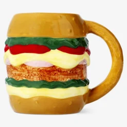 Flying Tiger Burger mugg. 500 ml^ Muggar & Keramik|Gåvor Till Inflyttningsfesten