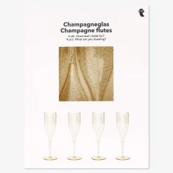 Flying Tiger Champagneflaskor - 4 st^ Bordsserviser