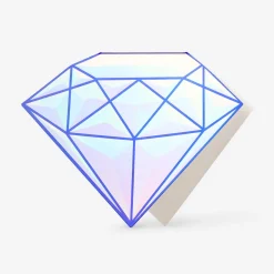 Flying Tiger Diamant - kort med kuvert^ Födelsedag|Förbrukningsmaterial För Presentförpackning