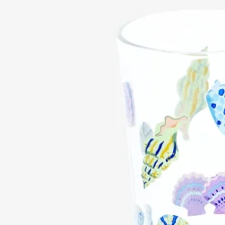 Flying Tiger Dricksglas med snäckskal. 220 ml^ Muggar & Keramik|Bordsserviser