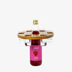 Flying Tiger Drinkbricka med 6 shotglas^ Baraccessoarer|Köksutrustning