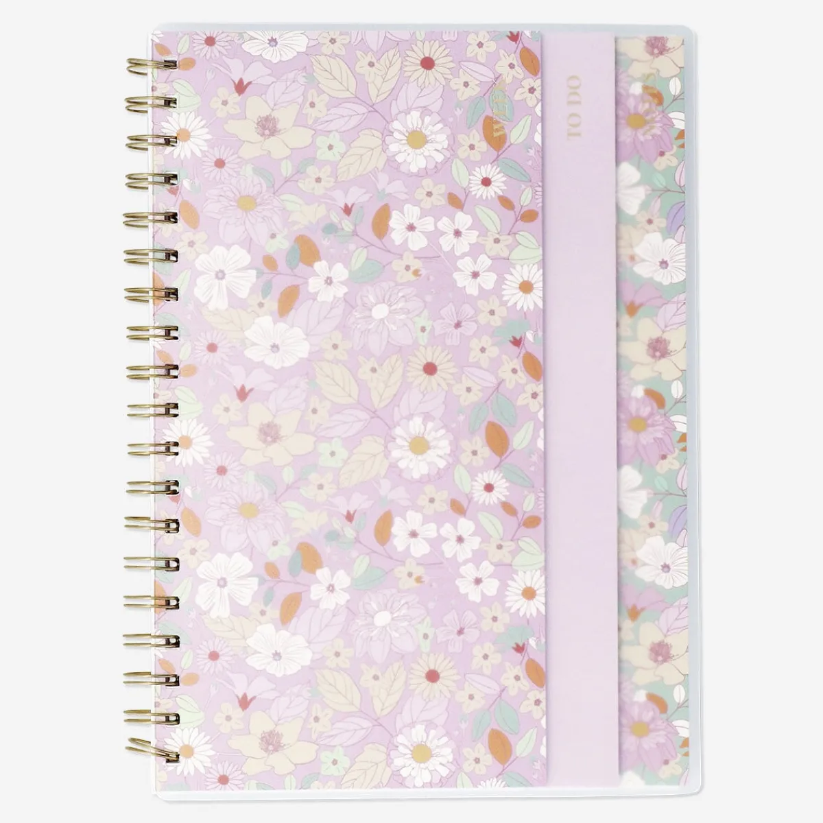 Flying Tiger Floral 3-i-1 anteckningsbok - Engelska^ Anteckningsböcker & Bullet Planners