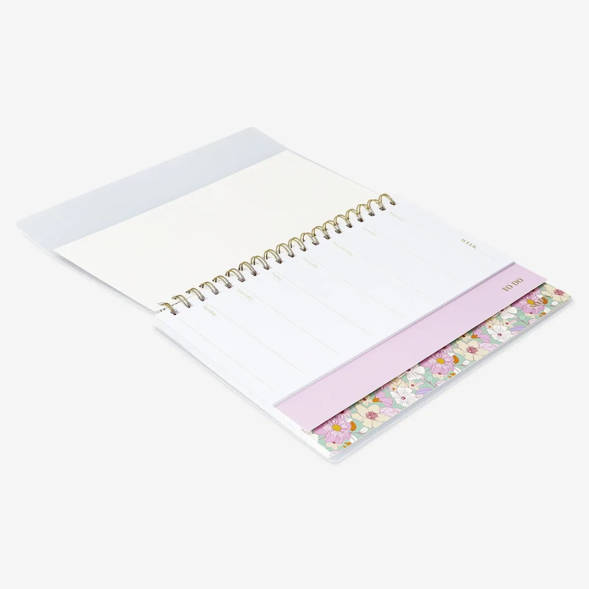 Flying Tiger Floral 3-i-1 anteckningsbok - Engelska^ Anteckningsböcker & Bullet Planners