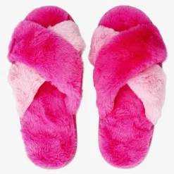 Flying Tiger Fluffiga rosa tofflor - 37/38^ Tofflor & Strumpor|Gåvor För Vuxna