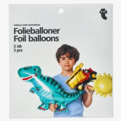 Flying Tiger Folieballonger. 3 st^ Födelsedag|Ballonger