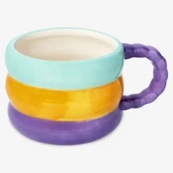 Flying Tiger Färgglad mugg med bubbelhandtag - 400 ml^ Muggar & Keramik|Gåvor Till Inflyttningsfesten