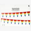 Flying Tiger Färgglad regnbågsvimpelgirlang - 500 cm^ Happy Pride!|Festdekorationer