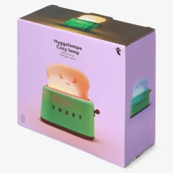 Flying Tiger Färgskiftande lampa som brödrost med bröd^Barn Belysning|Gåvor För Barn