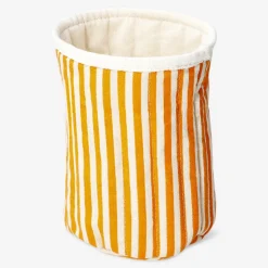 Flying Tiger Förvaringskorg med orangea ränder - 17 cm^ Badrumsorganisering|Hemorganisering