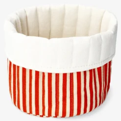 Flying Tiger Förvaringskorg med orangea ränder - 20 cm^ Hemorganisering|Badrumsorganisering