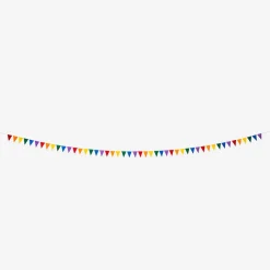 Flying Tiger Girland i tyg. 400 cm^ Happy Pride!|Festdekorationer