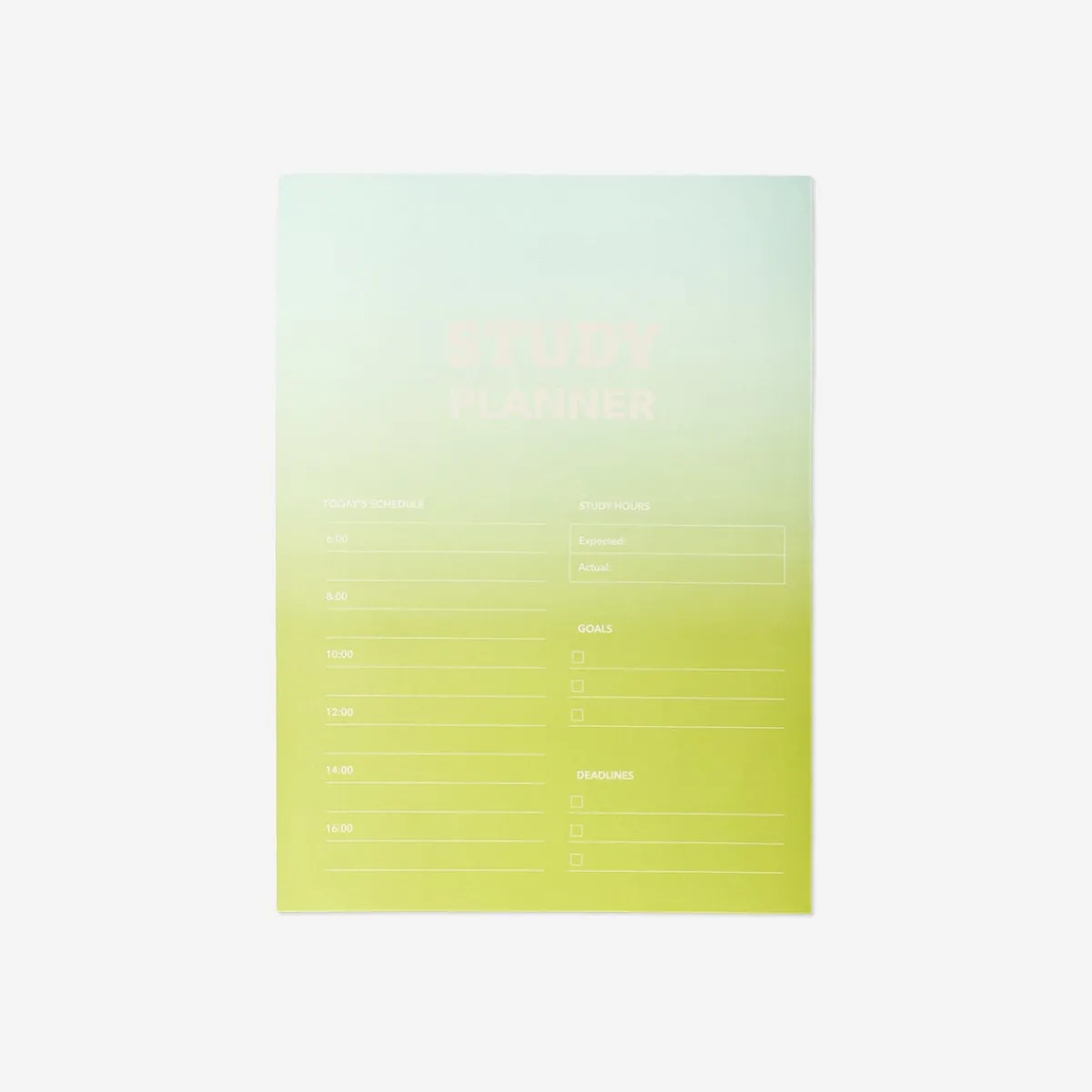 Flying Tiger Gradient studieplanerare^ Studieplanerare|Anteckningsböcker & Bullet Planners