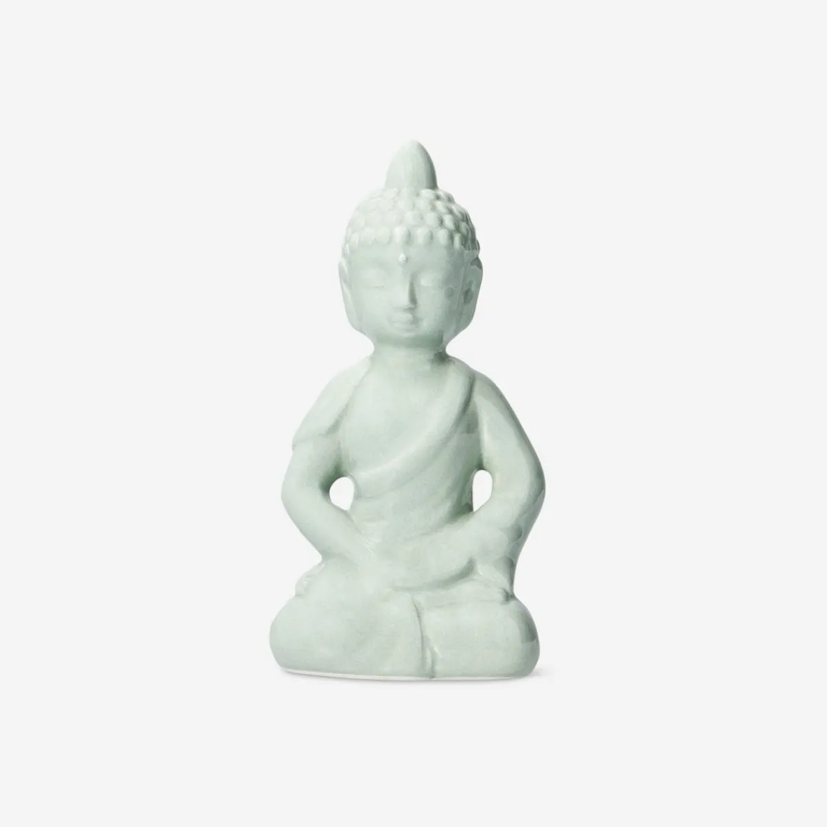 Flying Tiger Grön Buddha i keramik^ Annan Heminredning