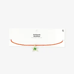 Flying Tiger Halsband med stjärna av glas^Kvinnor Andra Modetillbehör|Smycken & Håraccessoarer