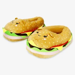 Flying Tiger Hamburger-tofflor - 36/37^Barn Tofflor & Strumpor|Gåvor För Vuxna