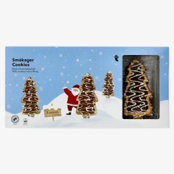Flying Tiger Jul trädkakor med grädde och strössel^ Kakor