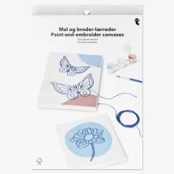Flying Tiger Kit för att måla och brodera på canvas - 2 st^ Skissböcker & Målardukar|Gåvor Av Diy-typ