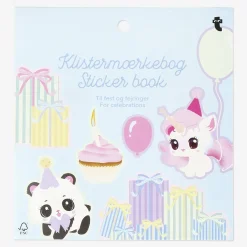 Flying Tiger Klistermärkesbok med födelsedagstema^ Födelsedag|Förbrukningsmaterial För Presentförpackning