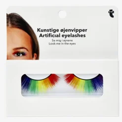 Flying Tiger Konstgjorda regnbågsögonfransar^ Happy Pride!|Fest Kostymer