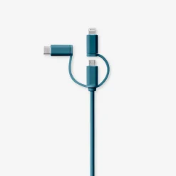 Flying Tiger Laddningskabel. För USB-C, Micro USB och lightning^ Kablar