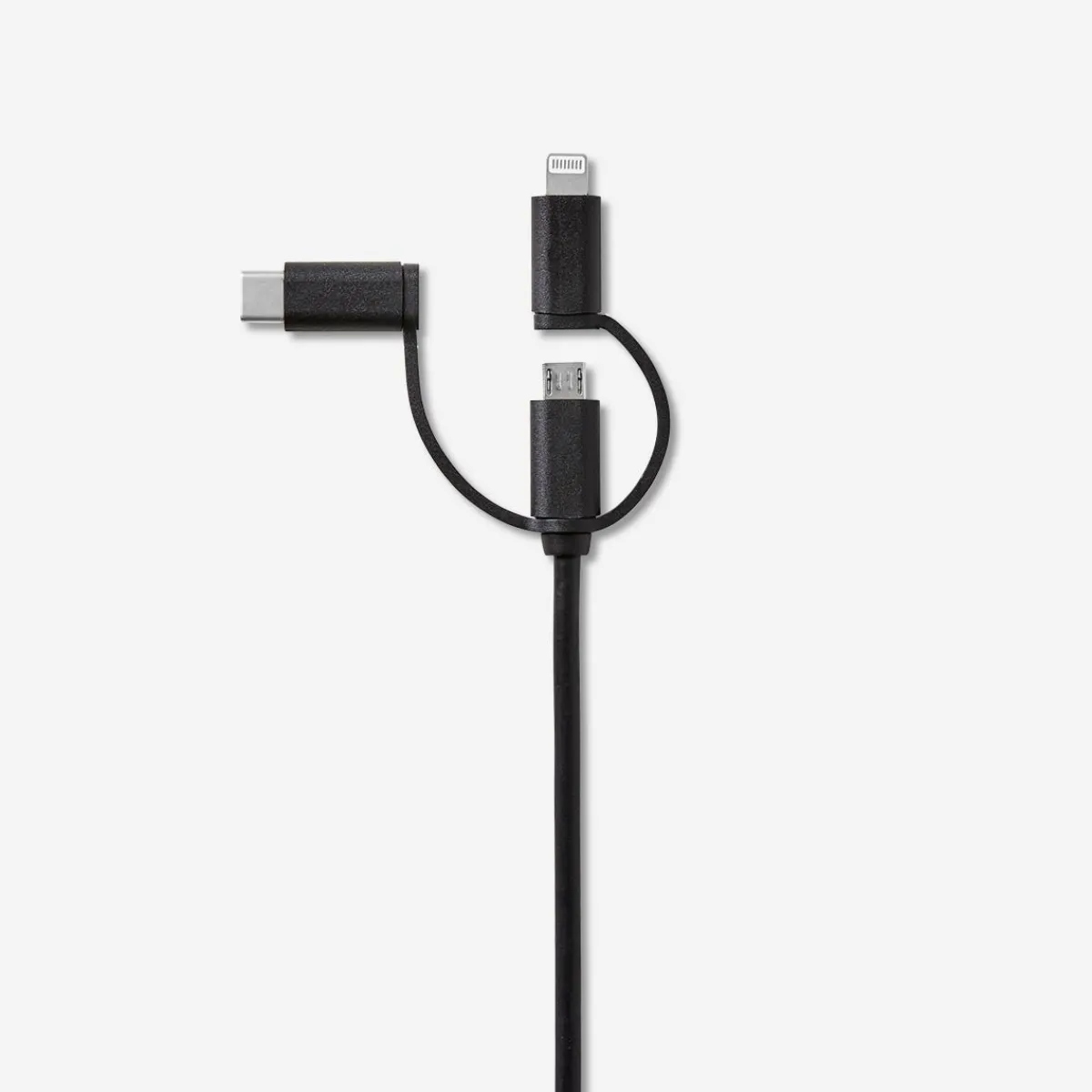 Flying Tiger Laddningskabel. För USB-C, Micro USB och lightning^ Kablar