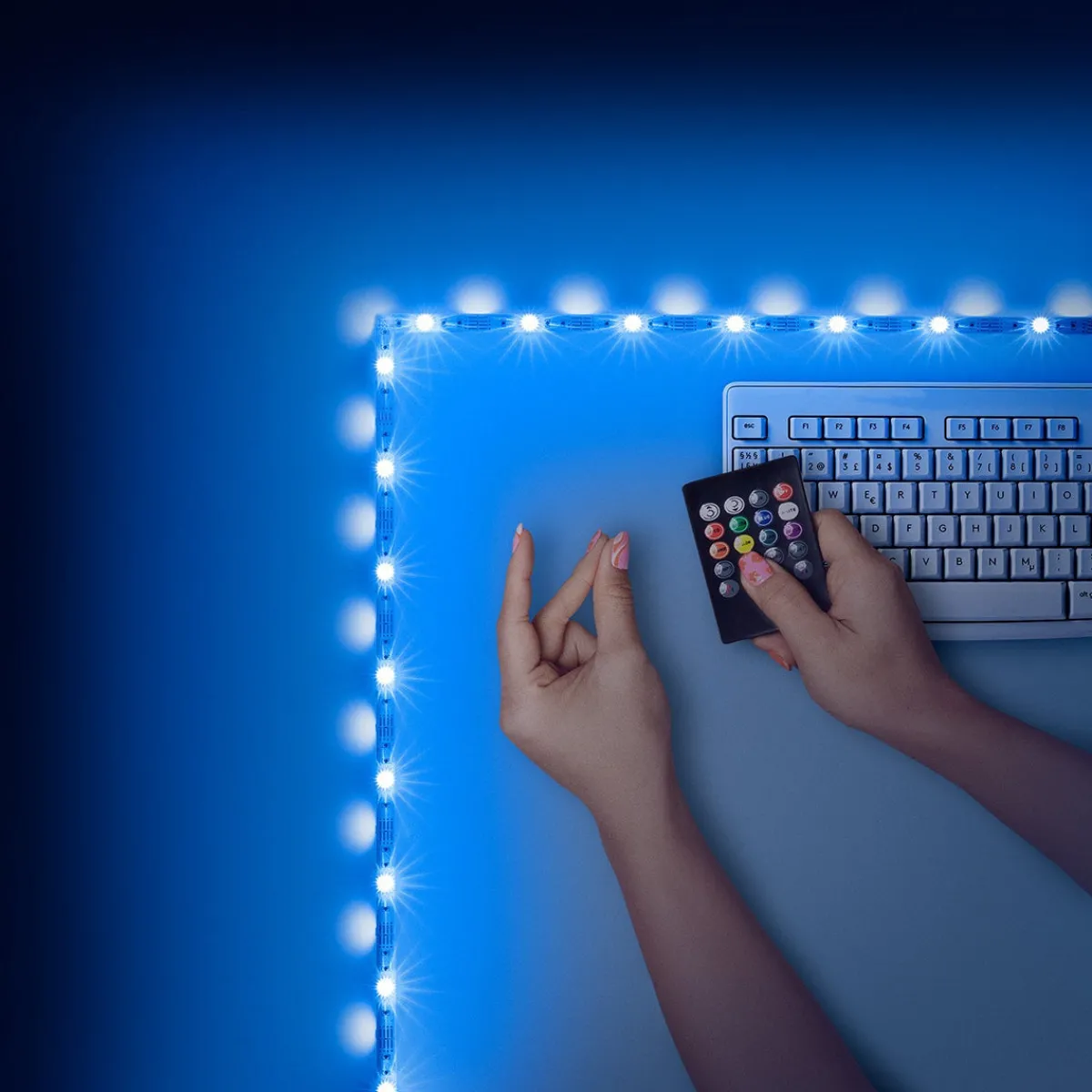 Flying Tiger LED-remsa. Med flera ljusinställningar och fjärrkontroll^Barn Belysning|Julklappar Du Inte Visste Fanns