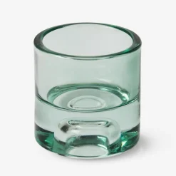 Flying Tiger Ljusstake i grönt glas^ Vaser & Ljusstakar|Ljus