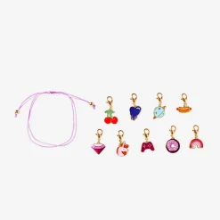 Flying Tiger Lyckoarmband med 3 av 9 Charms och Fortunes^ Smycken & Håraccessoarer|Dockor, Figurer & Små Leksaker