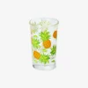 Flying Tiger Mini dricksglas med ananas^ Midsommar|Baraccessoarer