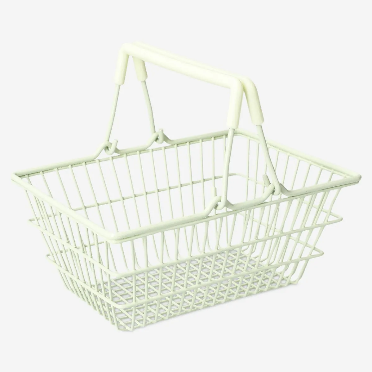 Flying Tiger Mini grön shoppingkorg^ Dockor, Figurer & Små Leksaker|Annan Heminredning