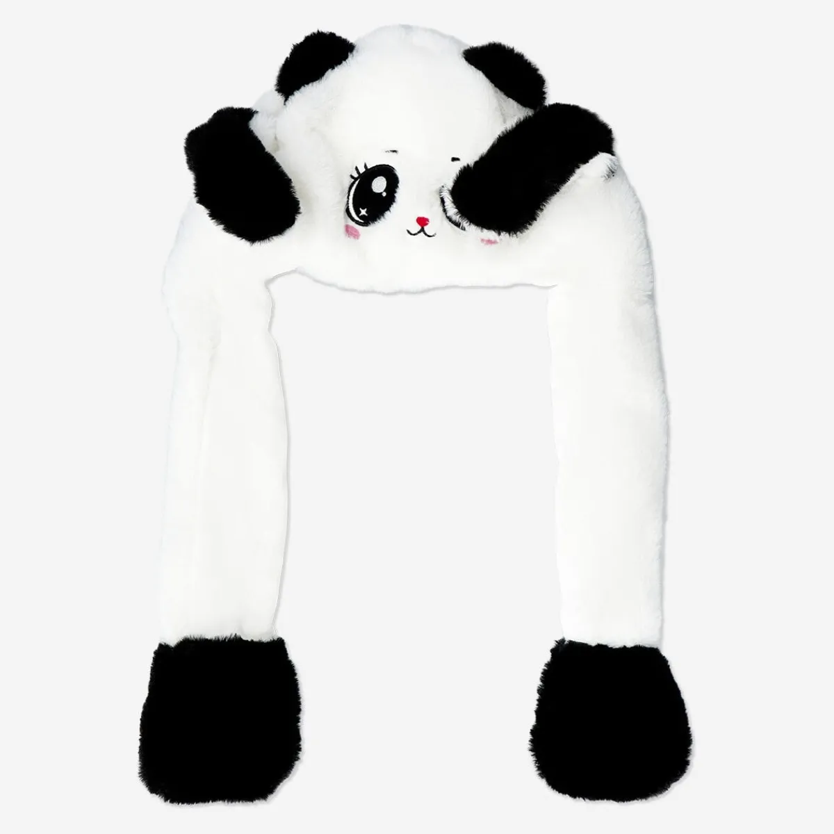 Flying Tiger Pandamössa med rörliga öron för barn^Barn Fest Kostymer|Gåvor För Barn