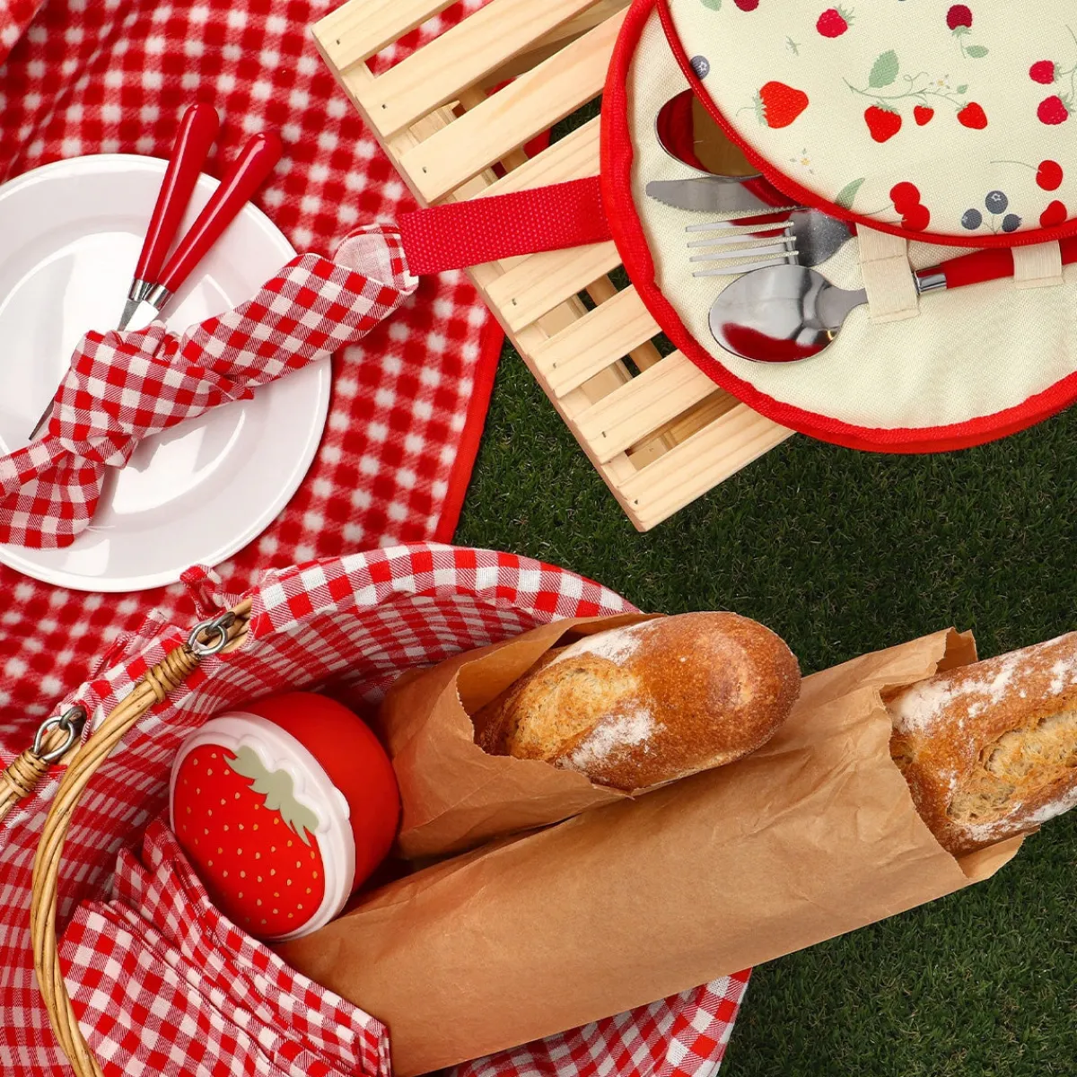 Flying Tiger Picknick filt. Med bärrem^ Dekorationer För Utomhusbruk|Gåvor Till Inflyttningsfesten