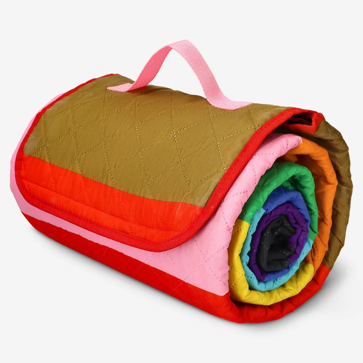 Flying Tiger Picknickfilt i regnbågsfärger. 220x150 cm^ Happy Pride!|Dekorationer För Utomhusbruk