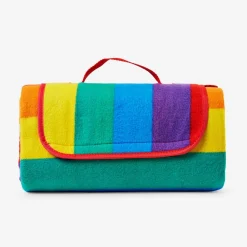 Flying Tiger Picknickfilt med bärhandtag. 130x150 cm^ Happy Pride!|Dekorationer För Utomhusbruk