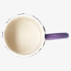 Flying Tiger Randig mugg med mustasch - 350 ml^ Muggar & Keramik|Gåvor Till Inflyttningsfesten