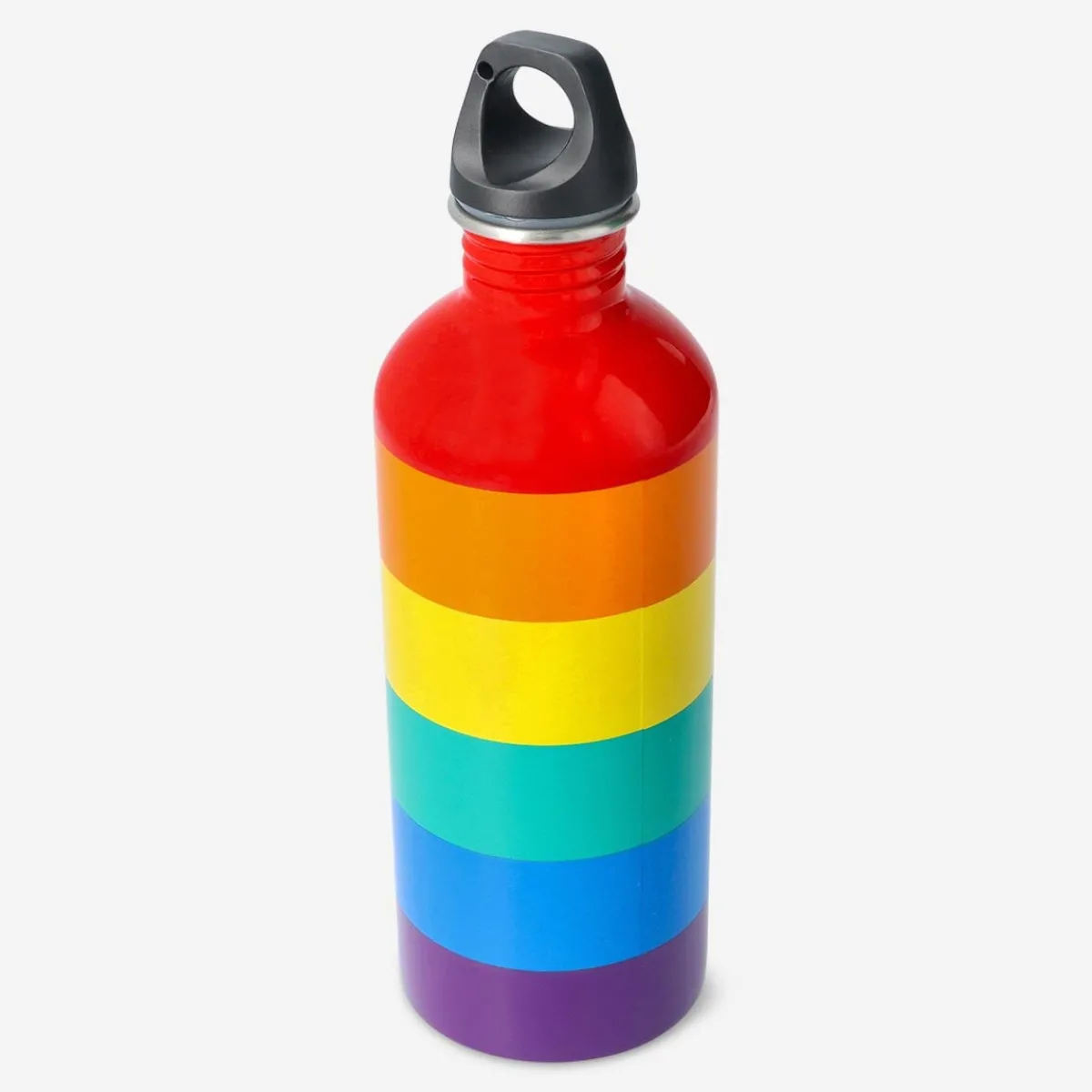 Flying Tiger Regnbågsfärgad dricksflaska. 600 ml^ Happy Pride!|Matlådor & Dricksflaskor