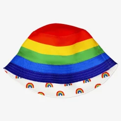 Flying Tiger Regnbågsfärgad hinkhatt. För vuxna^ Andra Modetillbehör|Happy Pride!