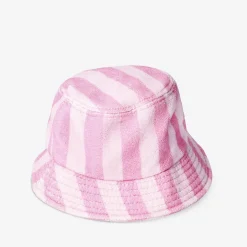 Flying Tiger Rosa Frotté bucket hat för vuxna - En storlek^ Andra Modetillbehör