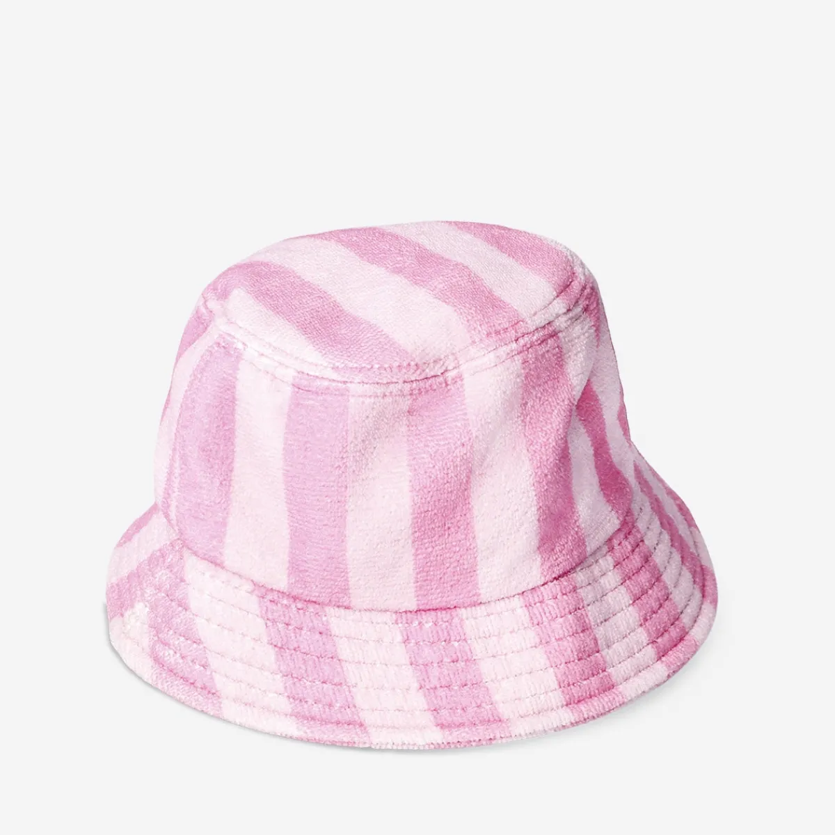 Flying Tiger Rosa Frotté bucket hat för vuxna - En storlek^ Andra Modetillbehör