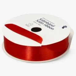 Flying Tiger Rött satinband - 10 m^ Förbrukningsmaterial För Presentförpackning
