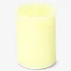 Flying Tiger Rustikt gult blockljus - 8 cm^ Midsommar|Ljus