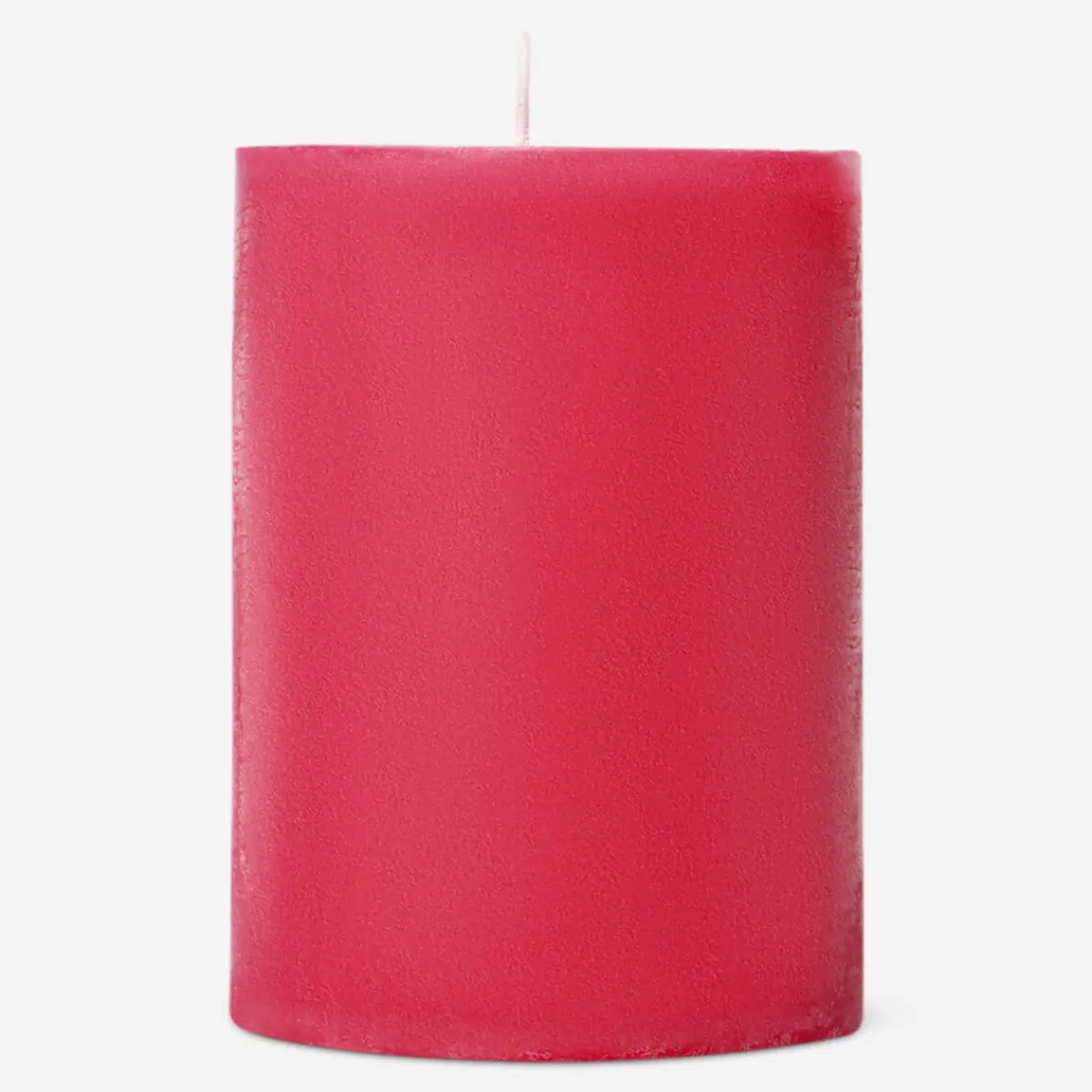 Flying Tiger Rustikt rött blockljus - 8 cm^ Midsommar|Ljus