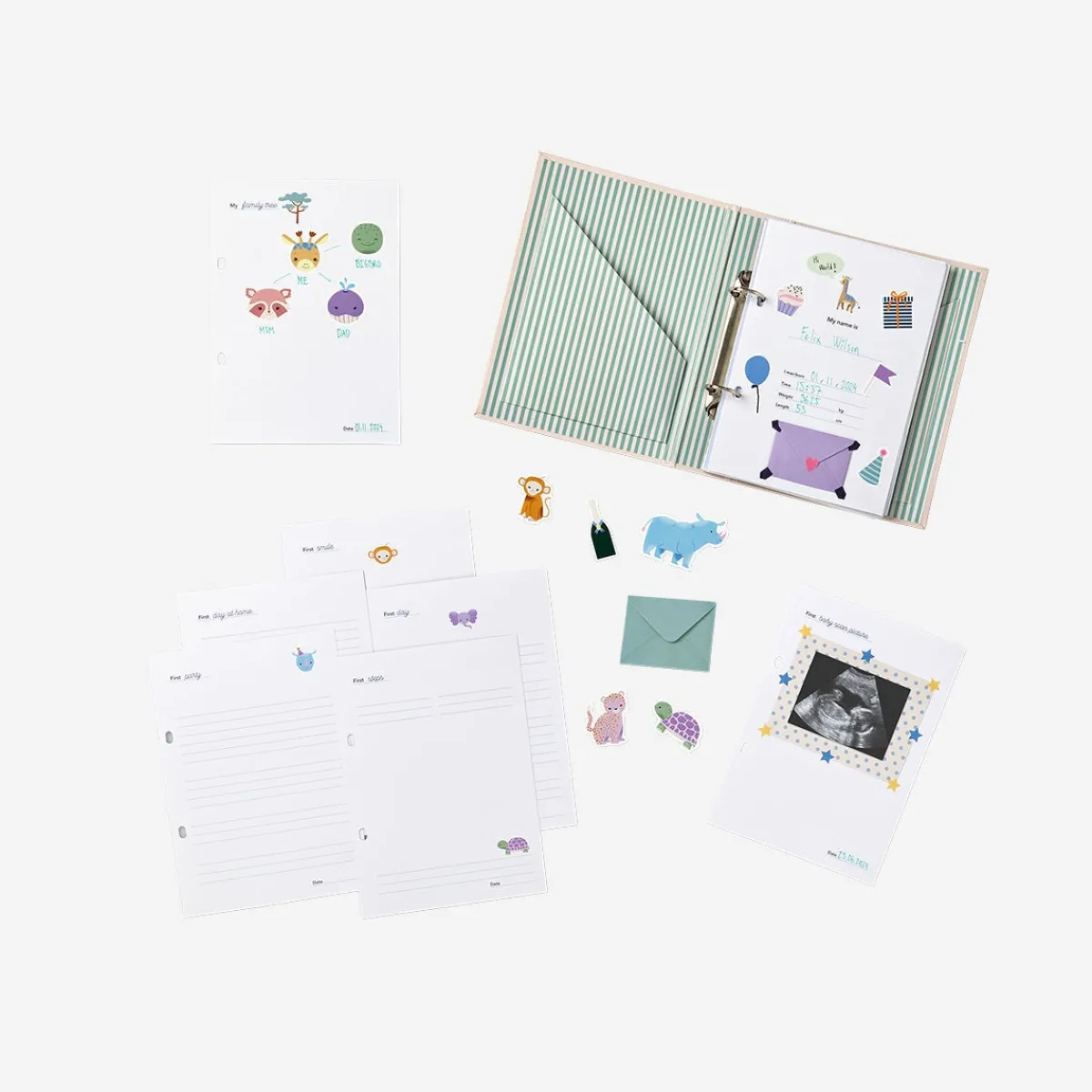 Flying Tiger Scrapbook för bebisar^Kvinnor Gåvor Till Kvinnor|Gåvor För Vuxna
