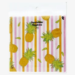 Flying Tiger Servetter med ananas - 16 st^ Festdekorationer|Servetter